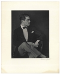 Berenice Abbott Signed Photo Mat of Her Portrait of Rene Crevel -- Measures 16 x 20